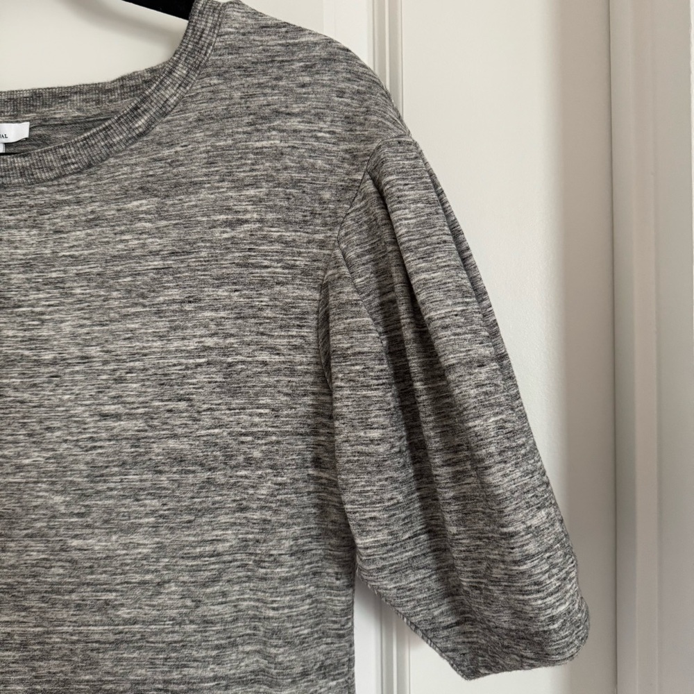 Daily Ritual Heather Gray Mini Dress, XS - Picture 4 of 12